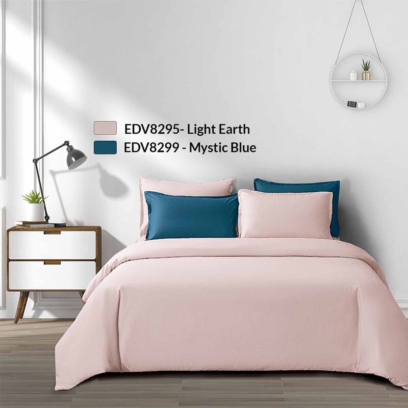 EPITEX Fitted Bed Set - Dobby (online Only) Lt Earth - Queen SILKYSOFT-image 1