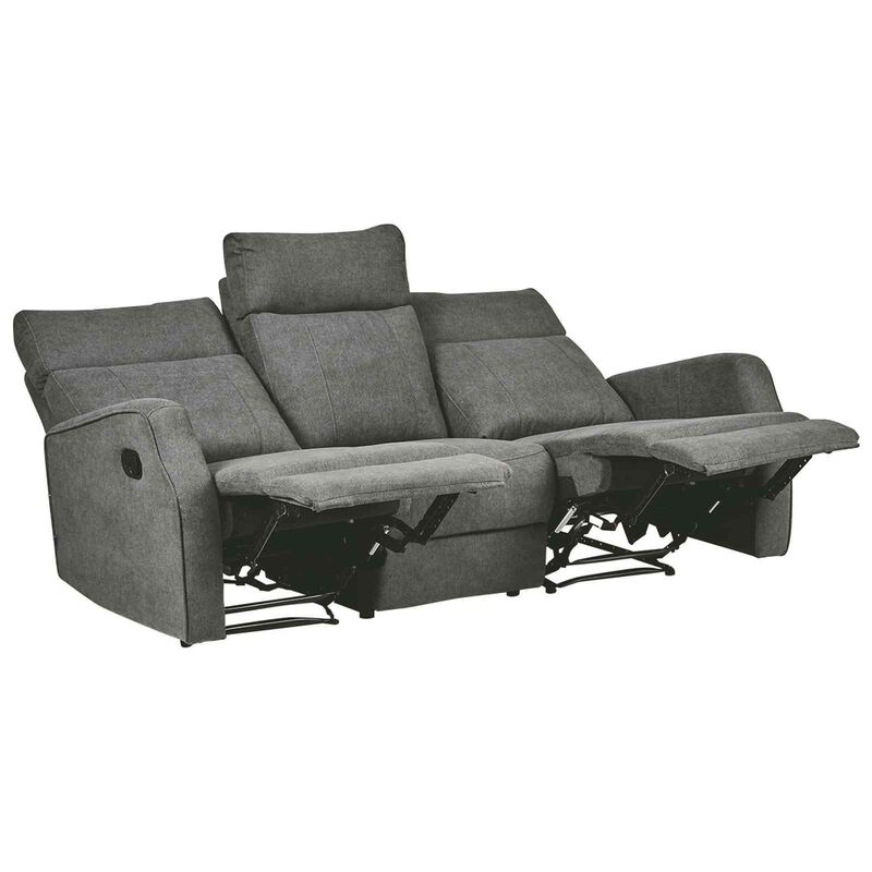 MIZU DESIG 3rr Seater Recliner (fab) Mto Fabric Sofa ELLA-image 3