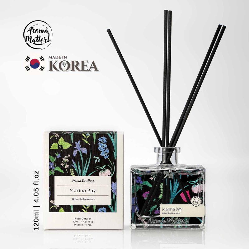 AROMA MATT Marina Bay Reed Diffuser 4.05 Fl.oz (120ml) BOTTLE120-MARINA BAY-image 1