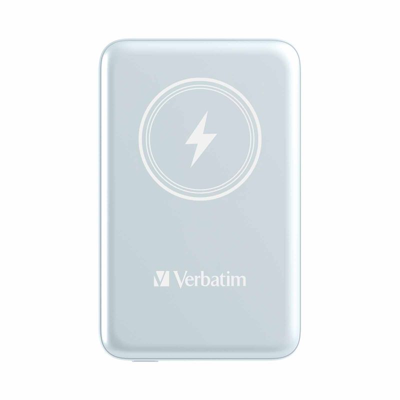 VERBATIM Power Pack Mcp-10bk 10000 Mah Pd 20w Mwc 15w - Blue VM32247-image 1