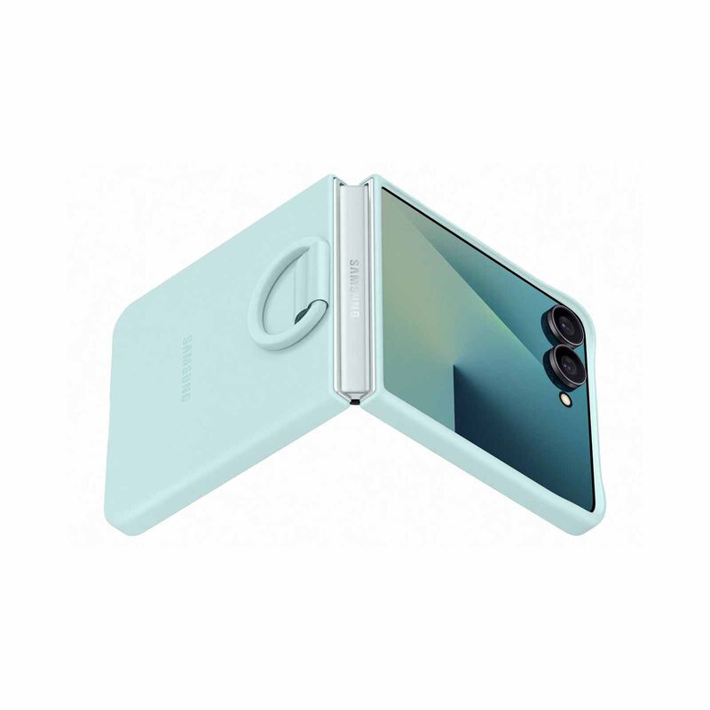 SAMSUNG Galaxy Z Flip7 Silicone Case Mint EF-PF766TMEGWW-image 6