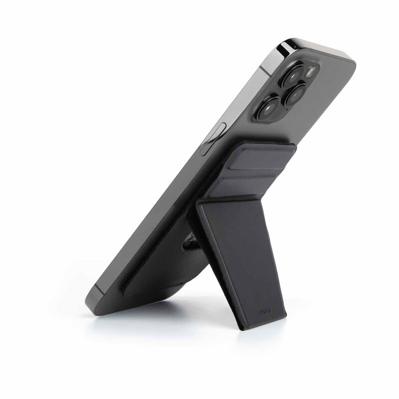 UNIQ Lyft Magnetic Snap-on Stand And Card Holder - Ink Black (black) UNIQ-MGSNAPONCH-LYFTBLK-image 1