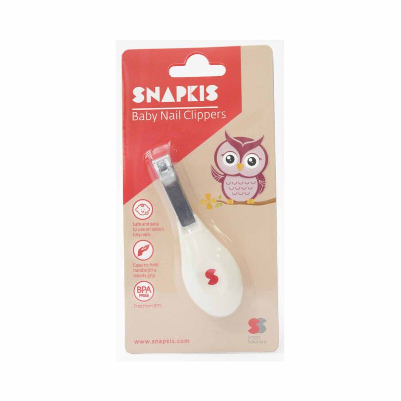 SNAPKIS White BABY NAIL CLIPPERS-image 1