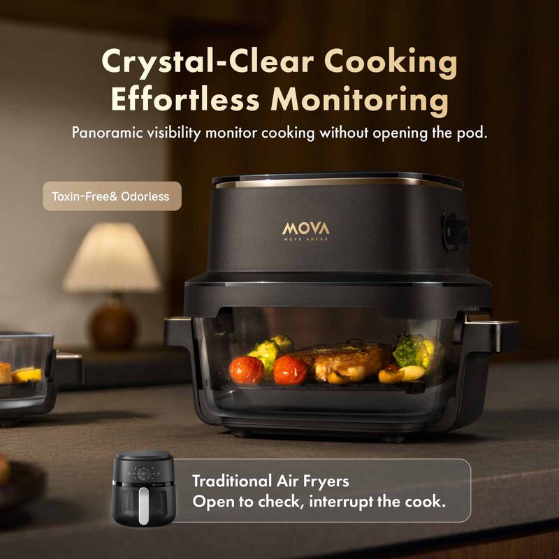 MOVA Aeroglass Air Fryer (4.0l) MV-AF20PROAF-image 8