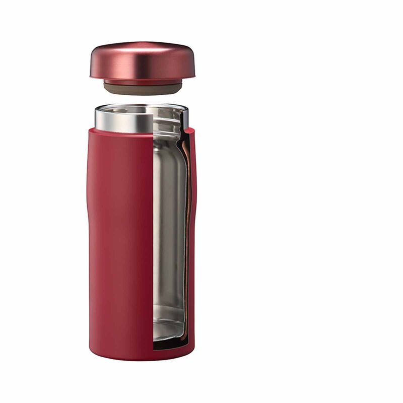 TIGER 240ml Vacuum Insulated Stainless Steel Bottle - Dark Red MJF-A024 (RF)-image 6