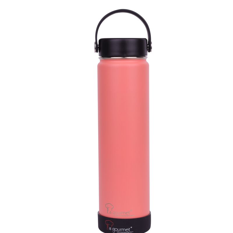 LA GOURMET Super Wide 720ml Thermal Bottle - Pink LGSE412157-image 2