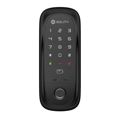 SOLITY Gate Lock, Fingerprint, Card, Pin, Remote Control - Do Not Use GD-65B (DO NOT USE REPL BY IP193188)