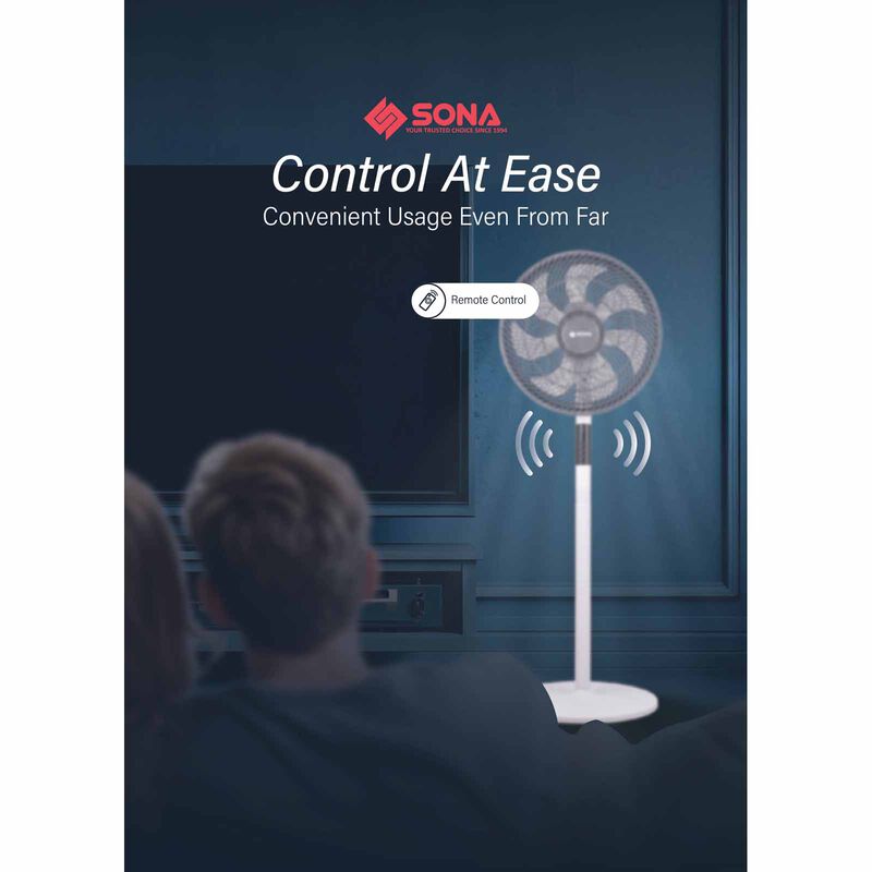 SONA 14 In Dc Stand Fan (2 In 1) With Remote Control SFS9014DC-image 10