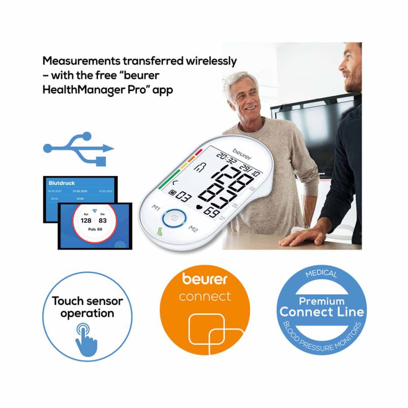 BEURER Upper Arm Blood Pressure Monitor BM 55-image 2