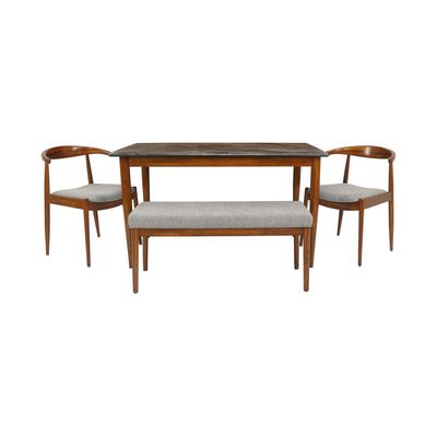 MUZE 4 Piece Dining Set PERLIS