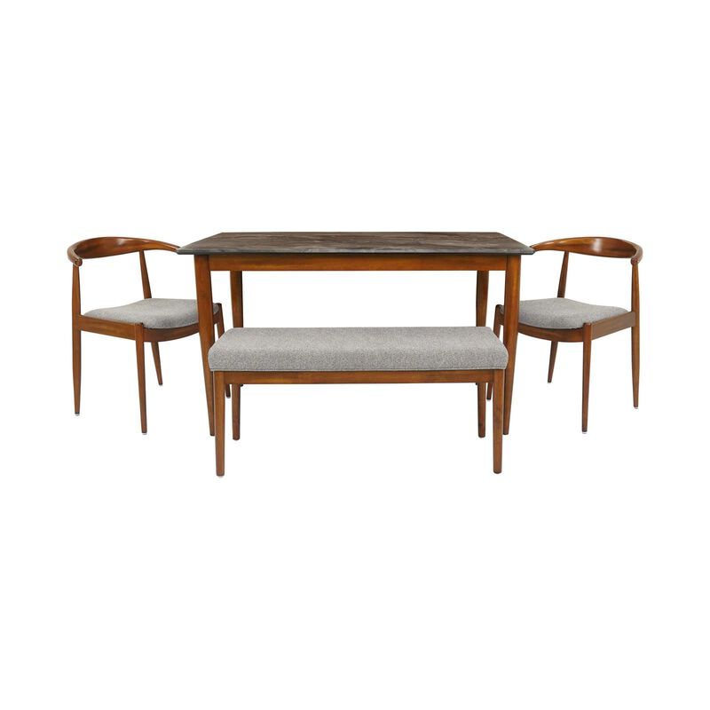 MUZE 4 Piece Dining Set PERLIS-image 1