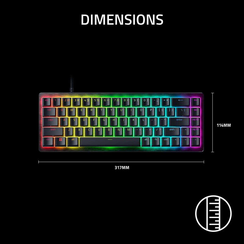 RAZER Huntsman V3 He Magnetic Mini 65% 8khz - Hall Effect Magnetic Esports Keyboard - Us Layout - Frml RZ03-05930100-R3M1-image 10