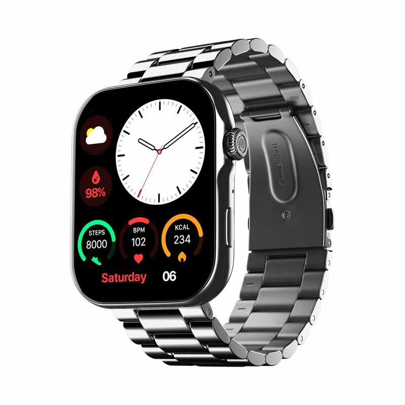 NOISE Colorfit Ultra 3 Smartwatch - Glossy Silver: Elite Edition WRB-SW-COLORFITULTRA3-MTL-SLVR_SLVR-image 3