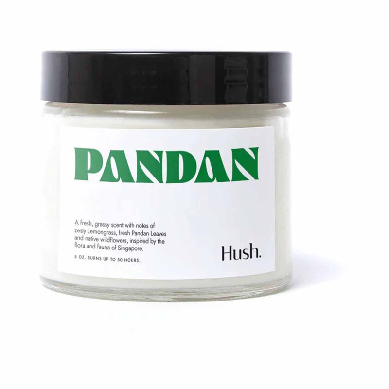 HUSH CANDL Candle - 8oz PANDAN-image 1