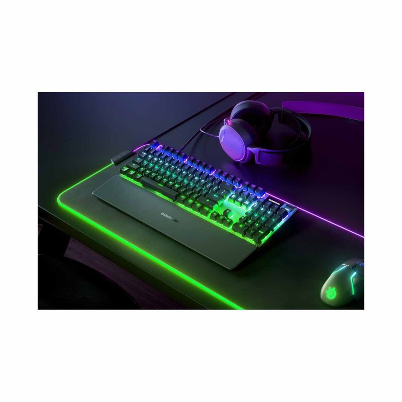 Shop STEELSERIE Us Gaming Keyboard Blue Switch APEX 7 RGB in Singapore