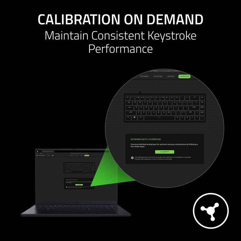 RAZER Huntsman V3 He Magnetic Mini 65% 8khz - Hall Effect Magnetic Esports Keyboard - Us Layout - Frml RZ03-05930100-R3M1-image 9