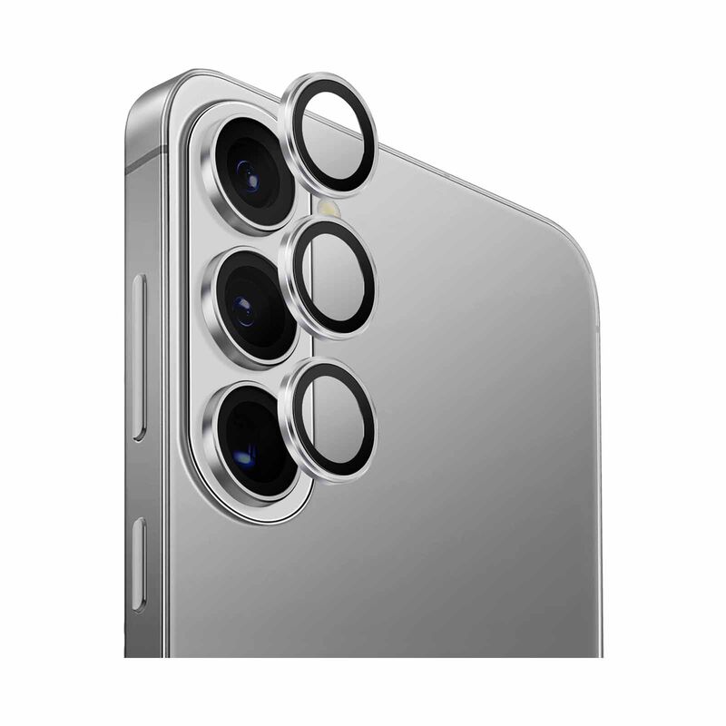 UNIQ Optix Aluguard Galaxy S26/s26 Plus Camera Lens Protector - Sterling (silver) UNIQ-GS26-26P-ALENSSIL-image null