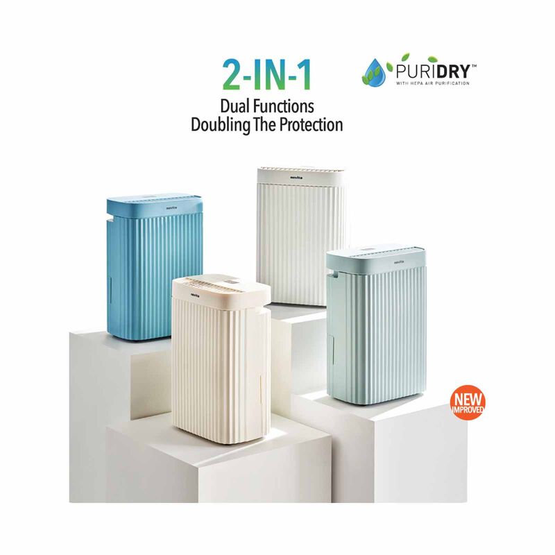 NOVITA 2 In 1 Air Purifier And Dehumidifier( Cool Sage) ND2+ SAGE-image 7
