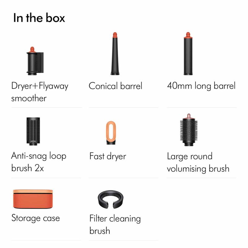 DYSON Hs08 Airwrap I.d Multi-styler And Dryer (257622-01) - Ceramic Apricot/topaz HS08 T1/T2 UK/IE/SA/AE/HK/MY/SG CEAPC/TZ-image 7