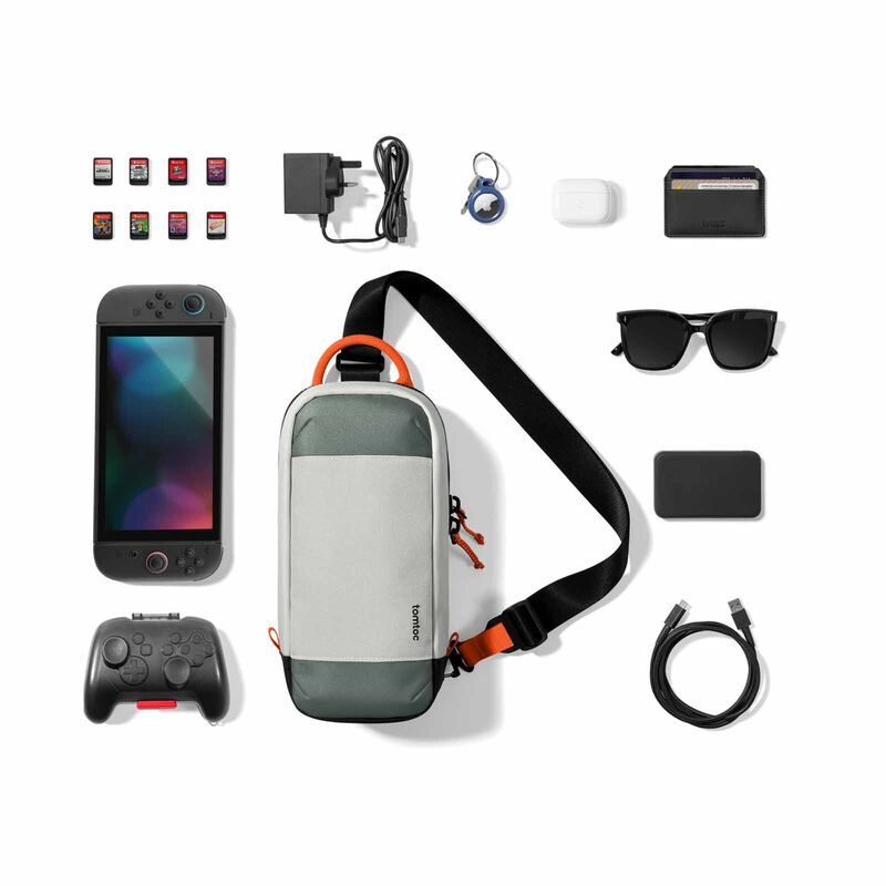 TOMTOC Gameon-g49 Switch 2 Travel Bag - Gray G49S1G1-image 14