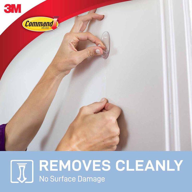 3M COMMAND Medium Hooks 2hooks 4strips 17091CLR-image 3