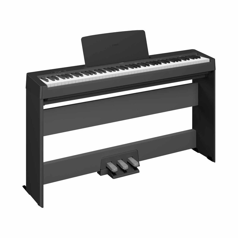 YAMAHA Digital Piano P-145bt(black) Set With Stand L-100b, Pedal Unit Lp-5a, Bench Bc-108bk And Adaptor Pa- P-145BT W/BENCH-image 2