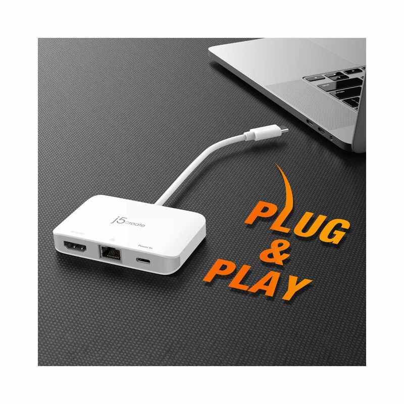 J5CREATE Usb-c To 4k Hdmi Ethernet Adapter JCA351-image 9