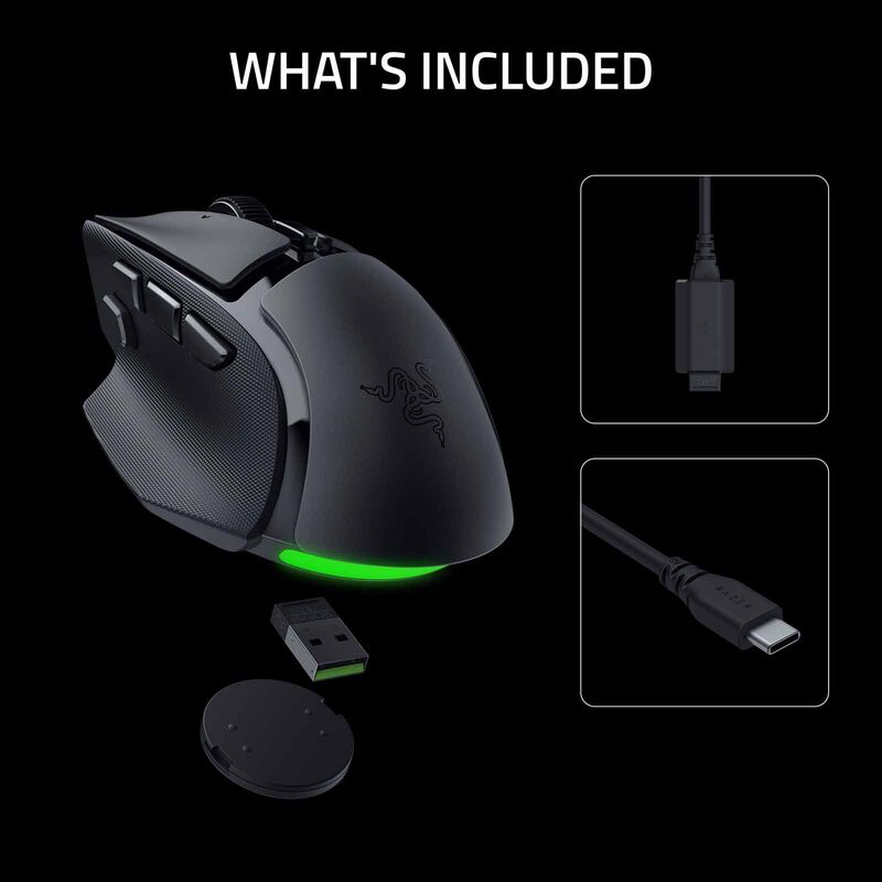 RAZER Basilisk V4 Hyperspeed - Ergonomic Wireless Gaming Mouse RZ01-05680100-R3M1-image 11