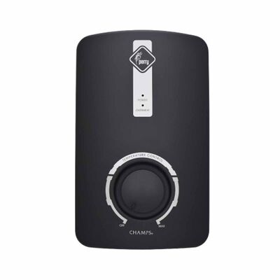 CHAMPS Electric Instant Water Heater - Matt Black (installation Charges Applies) PERRY - MATT BLACK