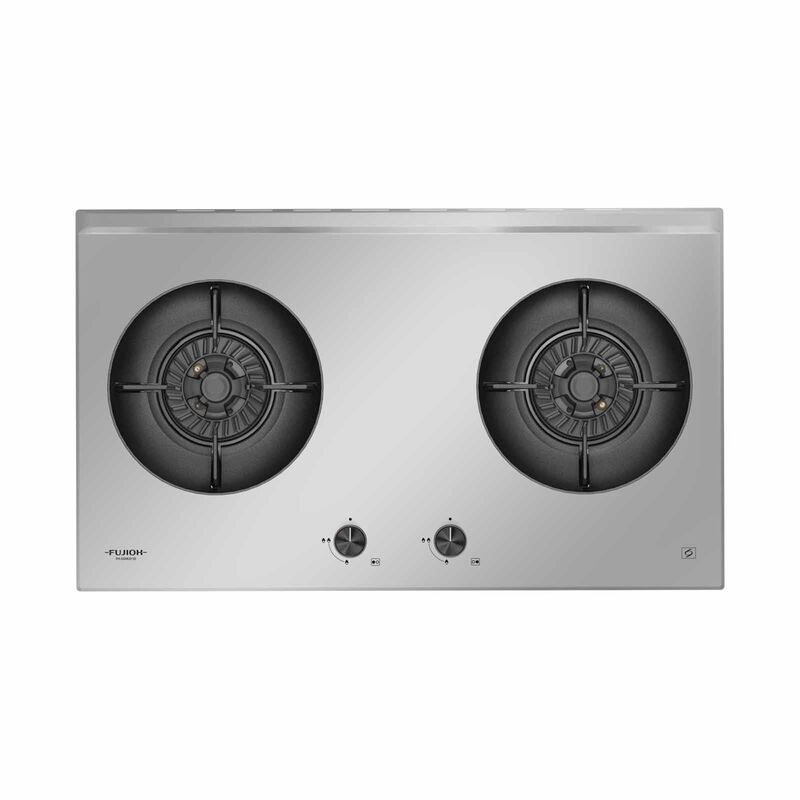 FUJIOH (78cm) 2-burners Gas Hob (stainless Steel) - Pub (exclude Installation) FH-GS6820 SS TG-image 1