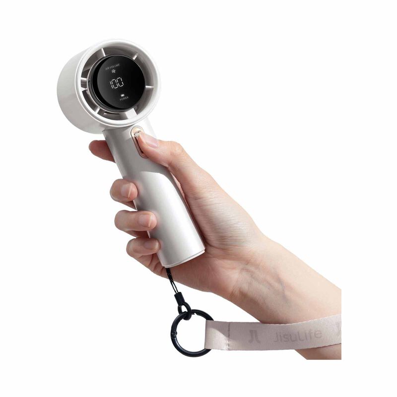 JISULIFE Handheld Fan Pro1(abs Version) FA53 WHITE-image 3