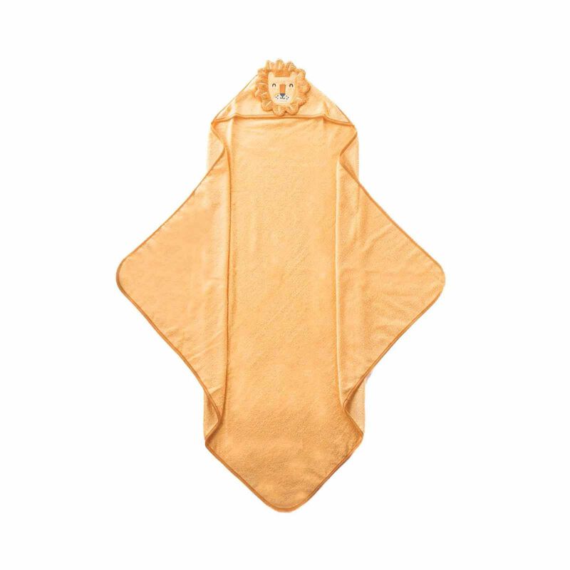 SNAPKIS Lion 2IN1 HOODED TOWEL (NEW)-image null
