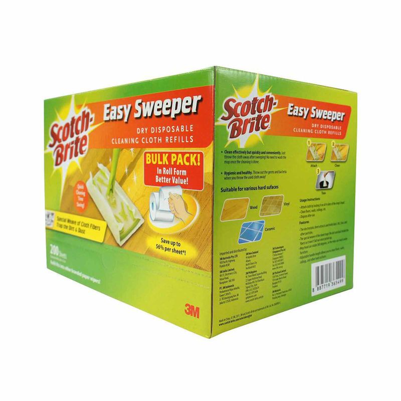 3M SCOTCHB S/b Easy Swepper Dry Refills 200sheets Q600RD-200-image 2