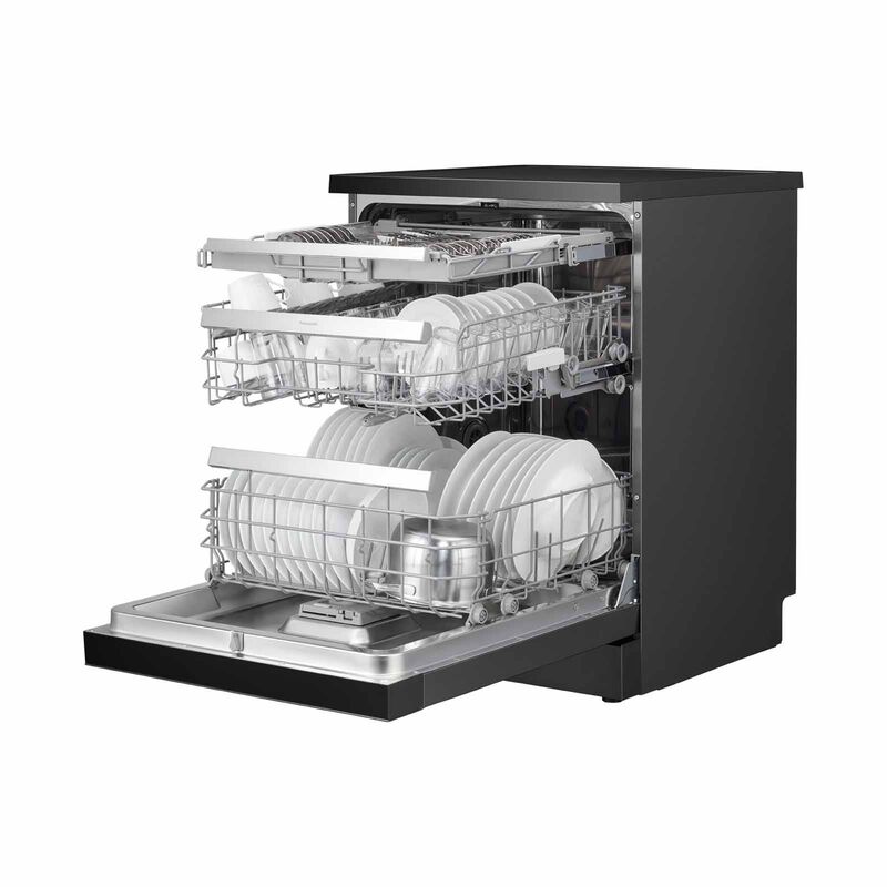 PANASONIC Free Standing Dishwasher - Black (15 Place Setting) NP-FMK16XESG-image 2