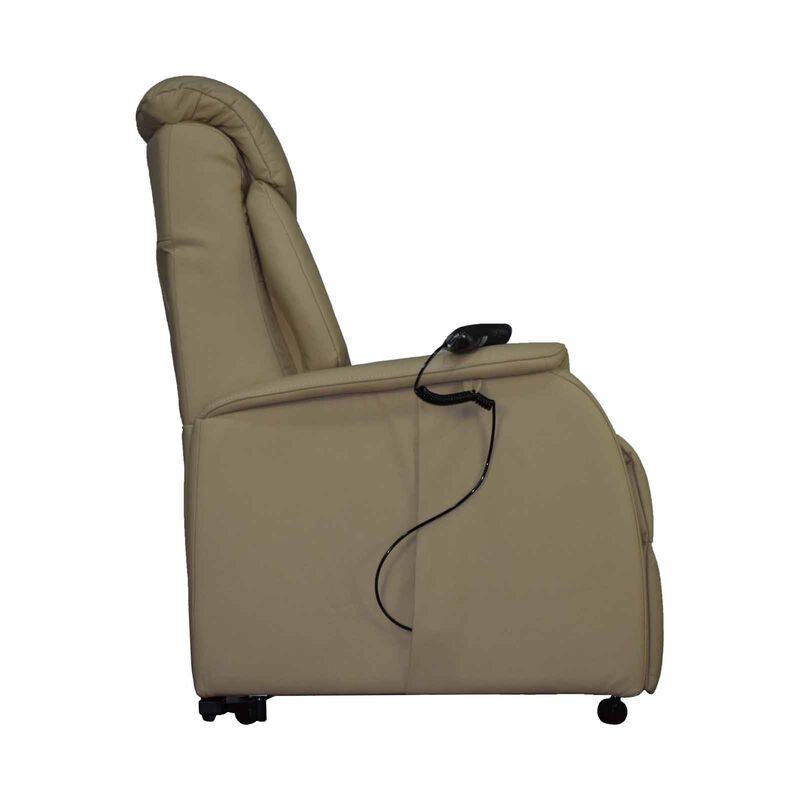 Power Recliner Z/gravity (hl) Beige Half Leather Recliner MOSTAR-image 4