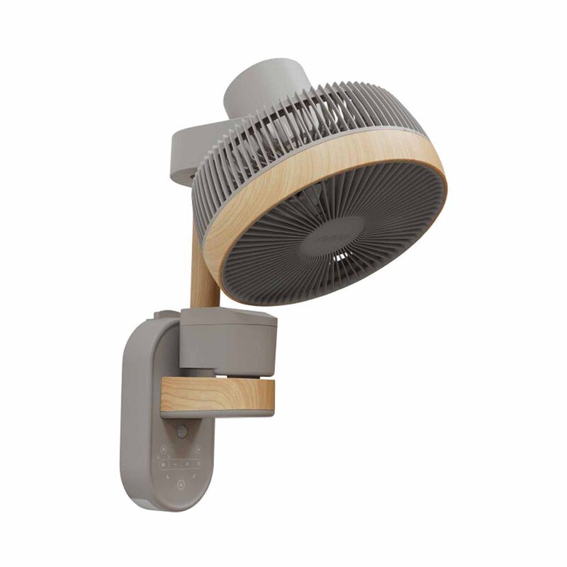 NNIO 10 In Wall Air Circulator Dc Wall Fan With Remote - Almond N1000DCWFR-A-image 4