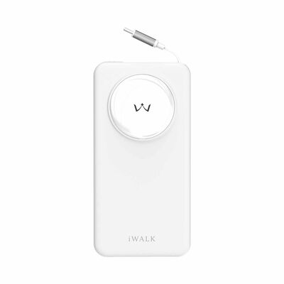 IWALK Linkpod Reel Pd 30w With Retractable Type-c Cable (10,000mah) White LPR003C-002A