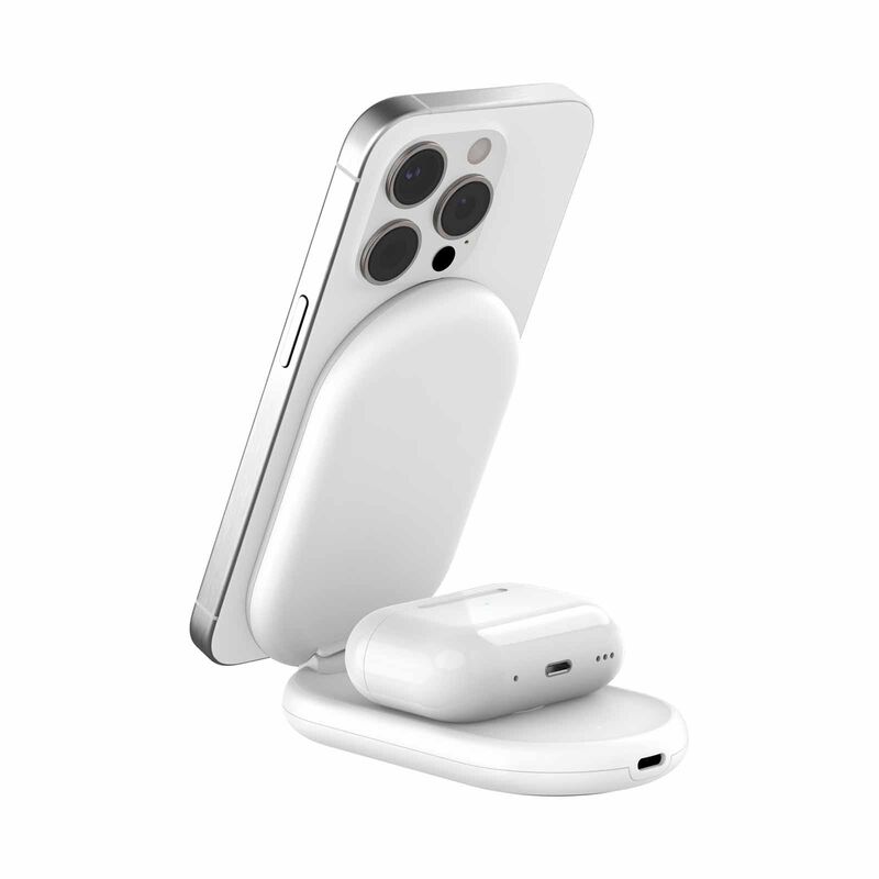 BELKIN Qi2 2-in-1 Mag Wireless Charging Stand Wht WIZ028QCWH-image 4