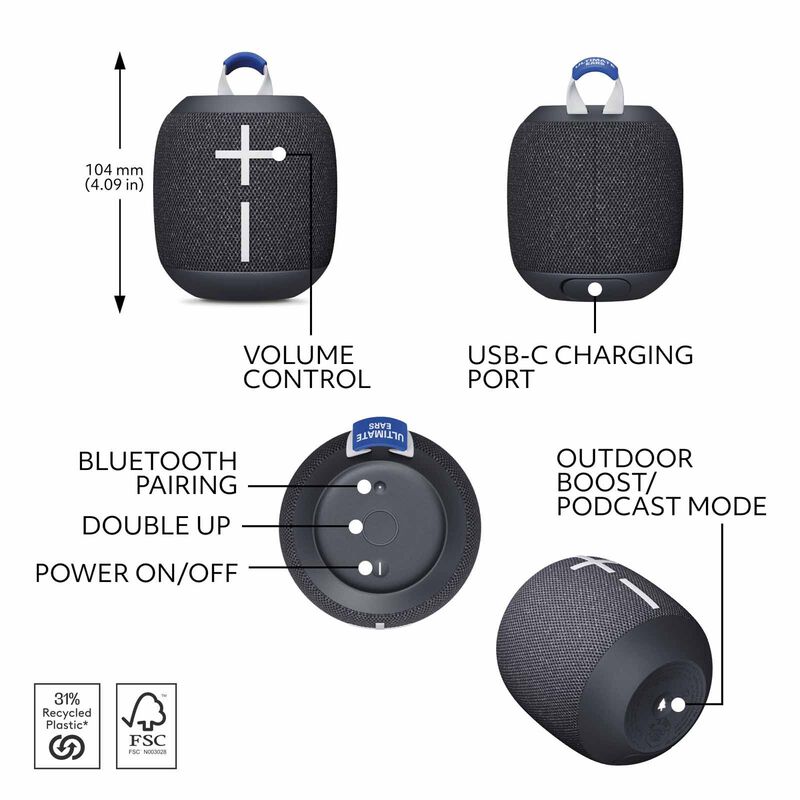 ULTIMATE E Ultimate Ears Wonderboom 4 - Active Black 984-001900-image 3