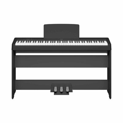 YAMAHA Digital Piano P-145bt(black) Set With Stand L-100b, Pedal Unit Lp-5a, Bench Bc-108bk And Adaptor Pa- P-145BT W/BENCH