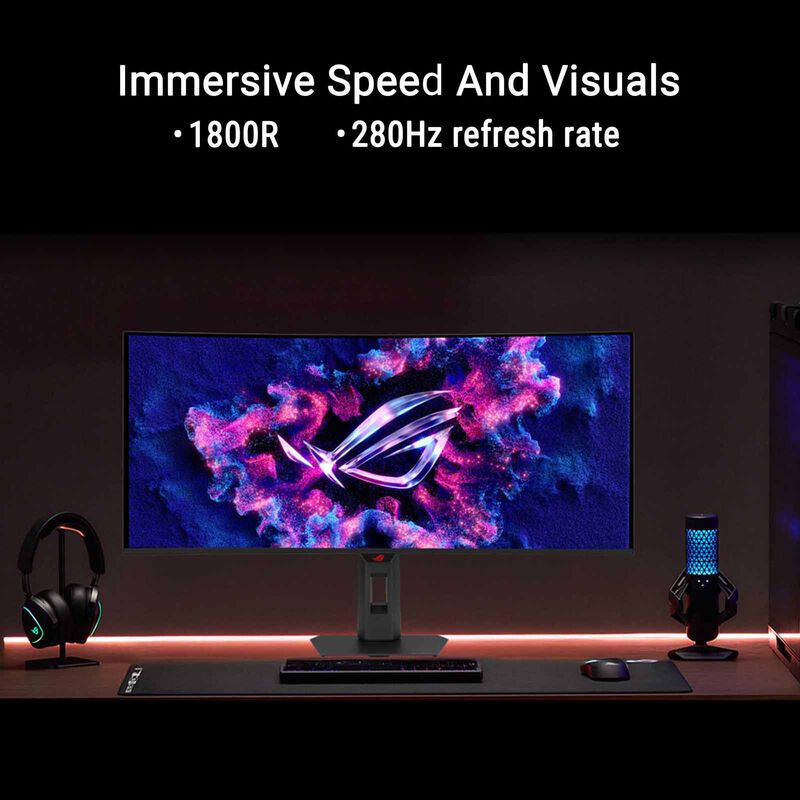 ASUS 34in Rog Strix Wqhd 280hz Tandem Rgb Qd-oled Monitor XG34WCDMS-image 7