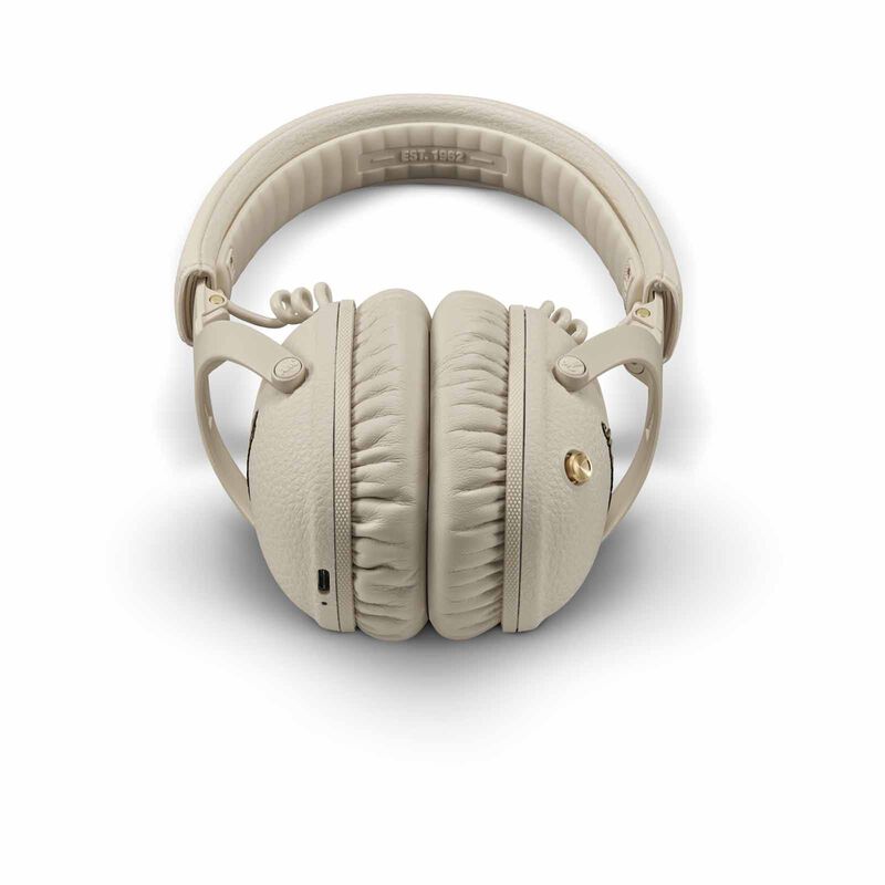 MARSHALL Wireless Headphones With Built-in Mic MONITOR III ANC (CREAM)-image 4