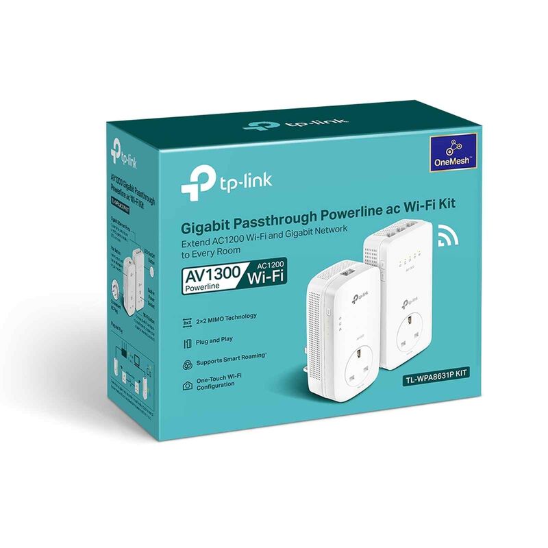 TP LINK Av1300 Powerline Ac Wi-fi TPL-TL-WPA8631PKIT-image 5