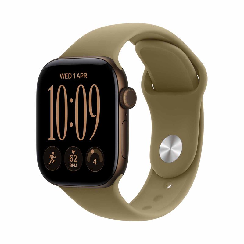 APPLE Watch Series 12 Gps 42mm Dark Bronze Aluminium Case With Olive Sport Band - S/m MJEF4X/A-image 2