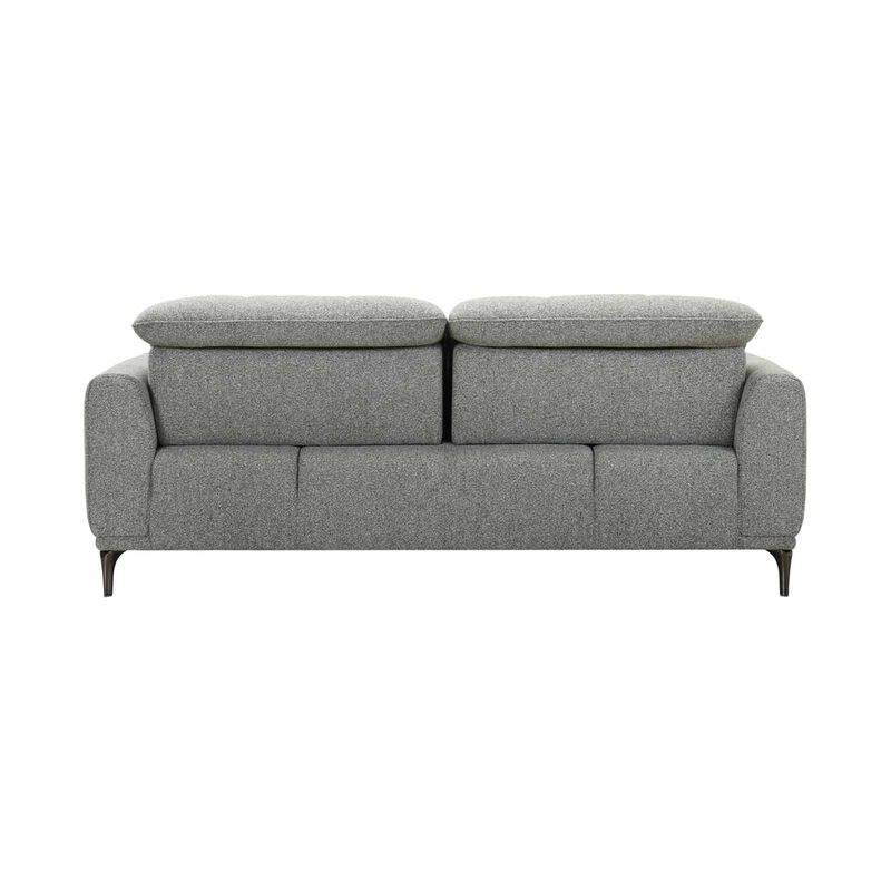 MUZE 3 Seater Pushback (fab) Green Fabric Sofa FERN-image 4