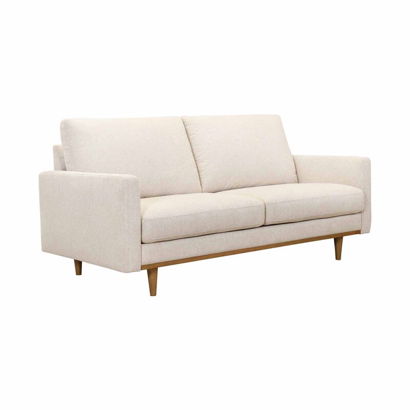 MUZE 3 Seater (fab) Light Beige Fabric Sofa MIKA-image 2