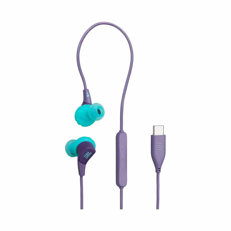 JBL Usb-c Wired Sport Headphones ENDURANCE RUN 3C PURPLE-image 1