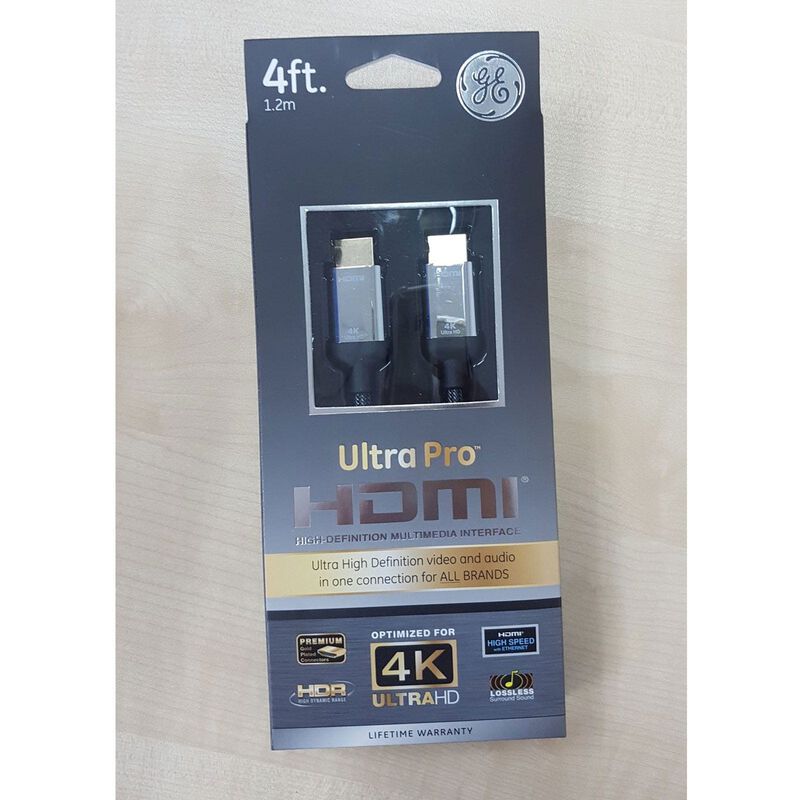 GE 1.2m Ultra Pro Hdmi Cable GE33511-image 2