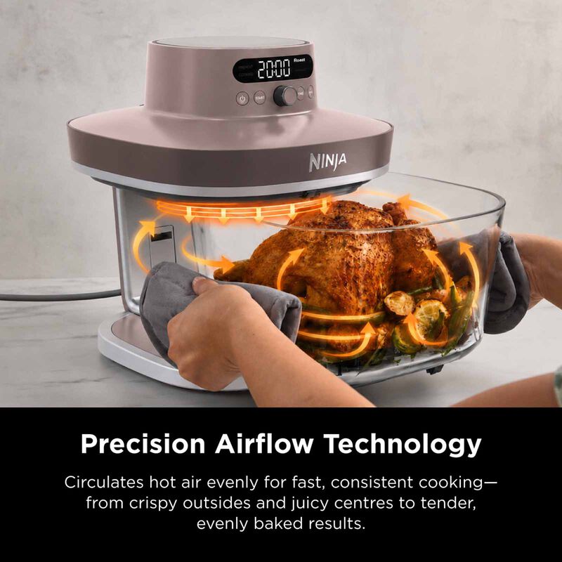 NINJA Crispi Pro Countertop Glass Air Fryer - Rose Quartz AS101SMPK-image 4