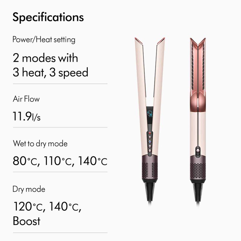 DYSON Airstrait Straightener (453969-01) - Ceramic Pink/rose Gold HT01 HK/SG CEPK/ROSEGD-image 8